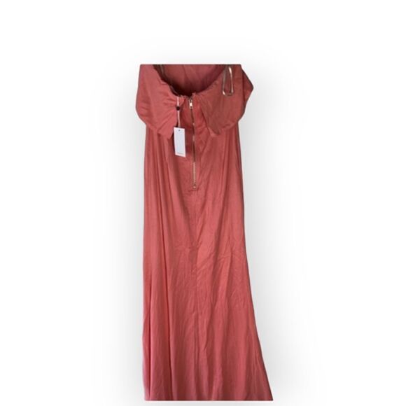 NWT Lovers + Friends‎ Anzen Gown In Orange Blush - Picture 9 of 12